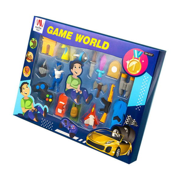 Σχολικό Σετ Με Γόμες - Game World