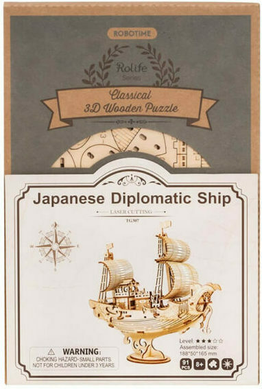 Robotime Japanese Diplomatic Ship