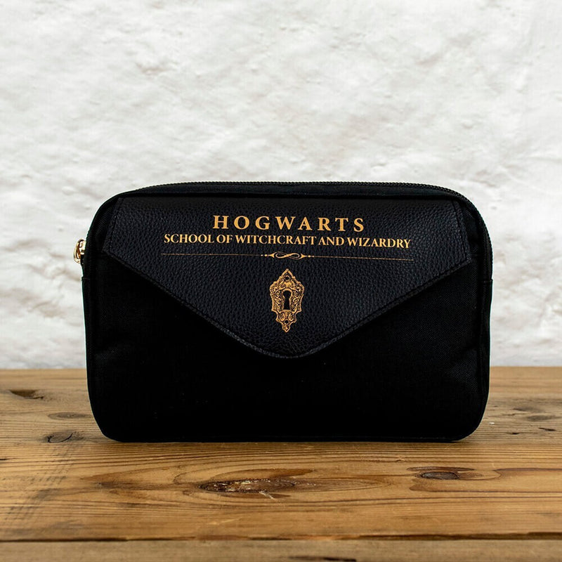 Multi Pocket Pencil Case Κασετίνα με 2 Θήκες- Hogwarts Shield