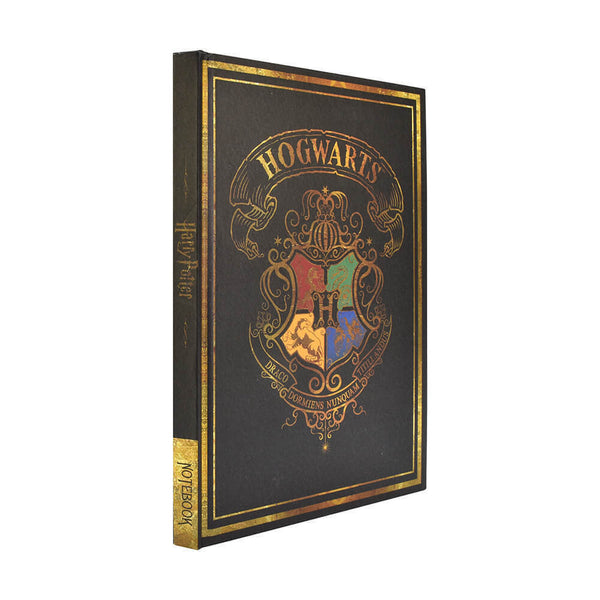 Copy of Harry Potter A5 Casebound Σημειωματάριο – Black – Colourful Crest