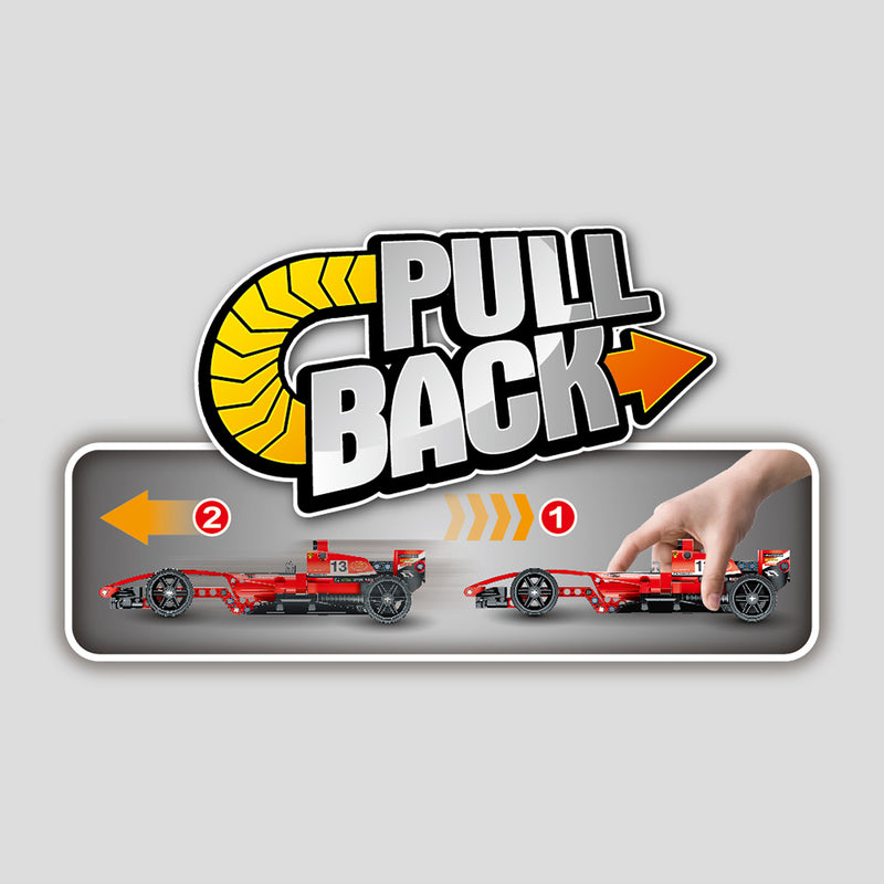 Mechanical Masters-Συναρμολογούμενo Pull Back F1 Racing Car – 150 pcs