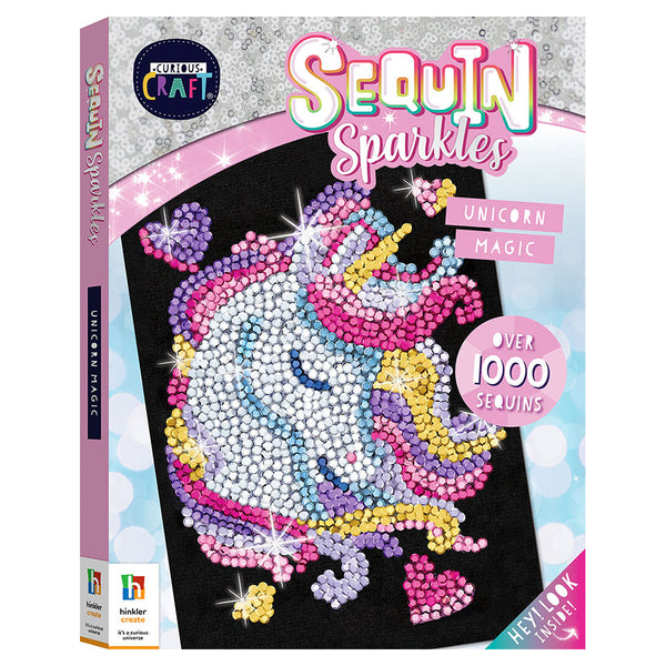 Hinkler Curious Craft Sequin Sparkles: Unicorn Magic