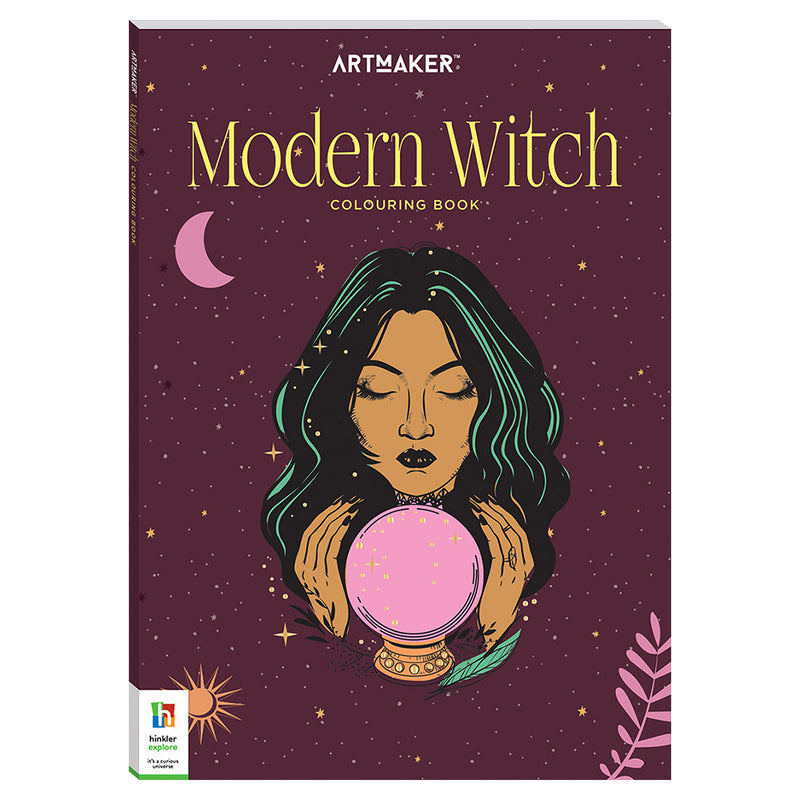 Hinkler Art Maker MBS Colouring Book: Modern Witch
