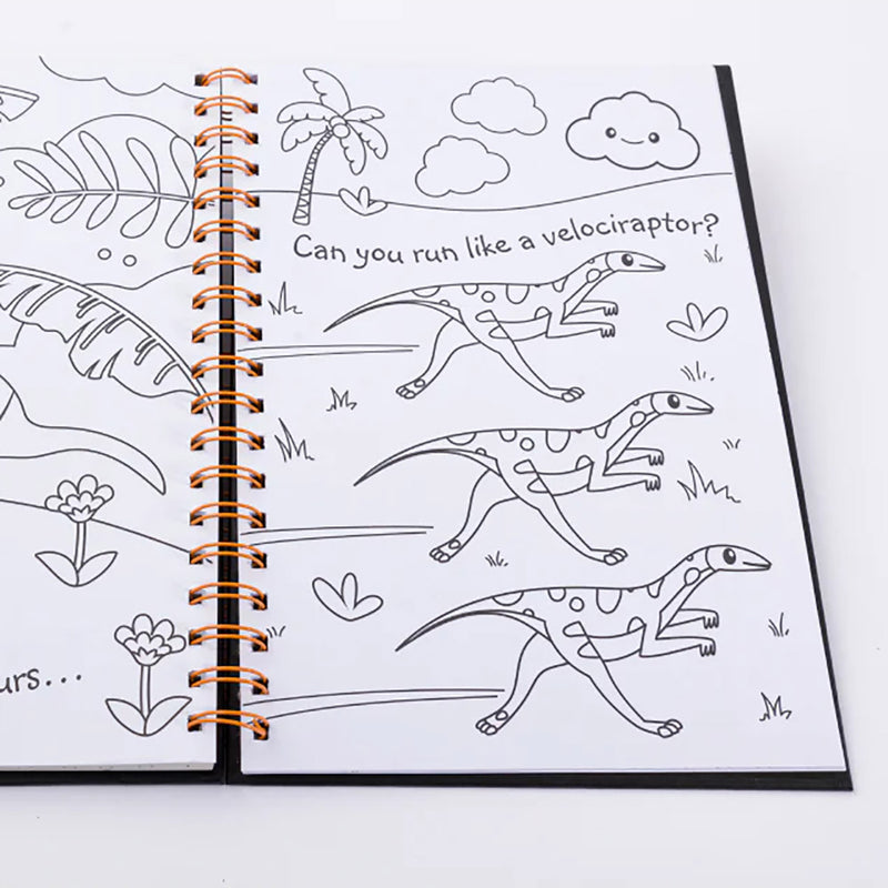 Scratch Art Sparkles: I Love Dinosaurs