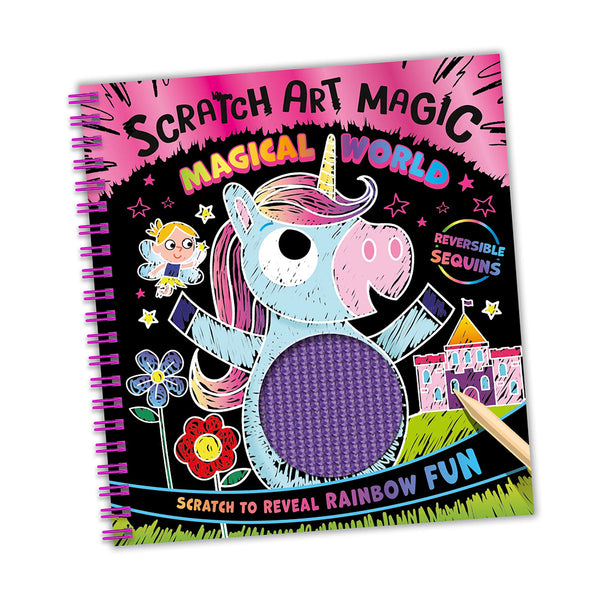 Scratch Art Sequins: Magical World