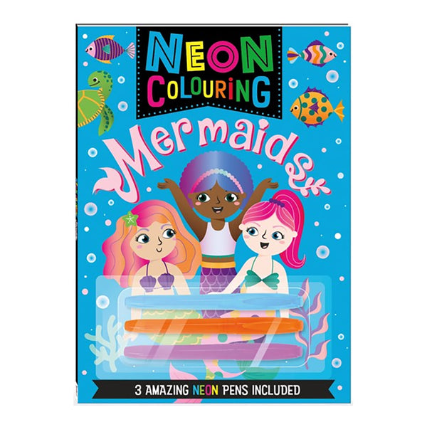 Hinkler Neon Colouring 8: Mermaids