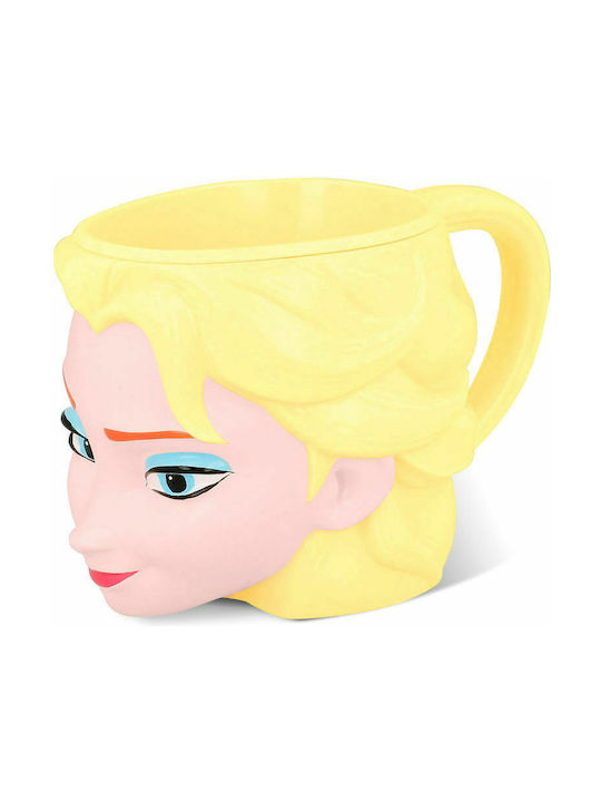 Stor Frozen Elsa 3D Κούπα Πλαστική Ροζ 210ml