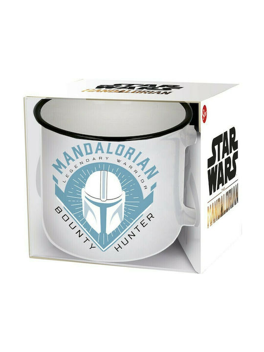 Stor Star Wars - The Mandalorian Κούπα Κεραμική Λευκή 400ml