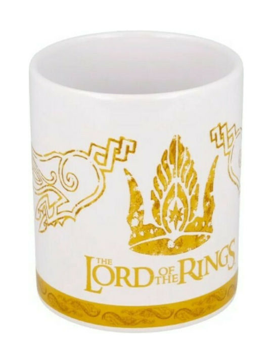 Stor Lord Of The Rings Κούπα Κεραμική Λευκή 325ml