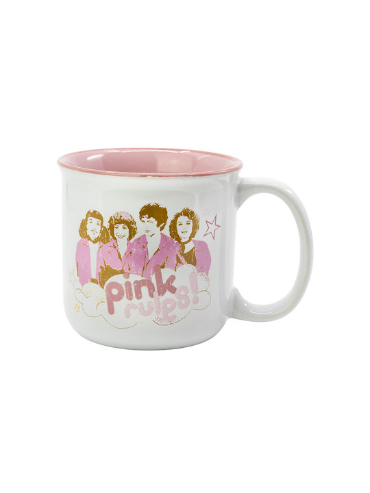 Stor Grease - Pink Ladies Κούπα Κεραμική Ροζ 410ml