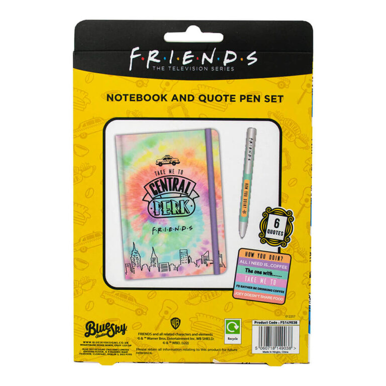 BlueSky Friends Notebook & Pen Set – Tie Dye