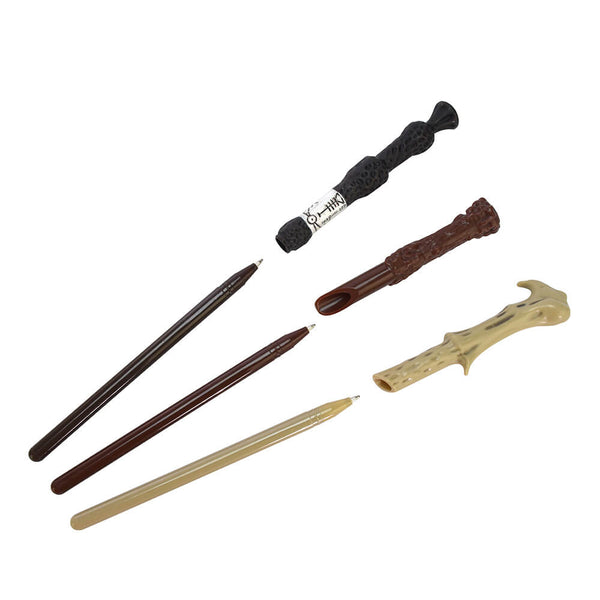 Harry Potter Triple Wand Pack – Colourful Crest