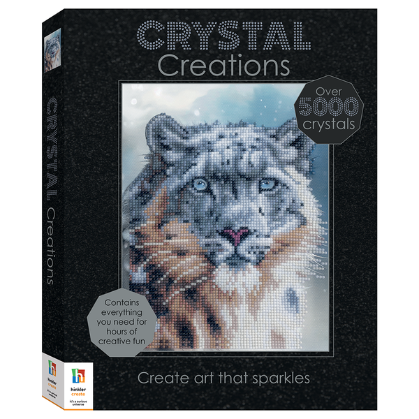 Hinkler Crystal Creations : Wild Snow Leopard