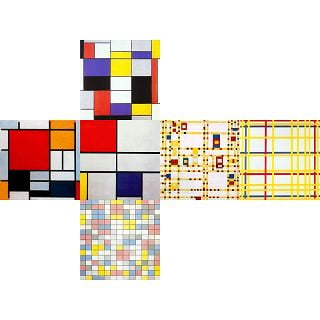 Mondrian – V-CUBE 3 Flat
