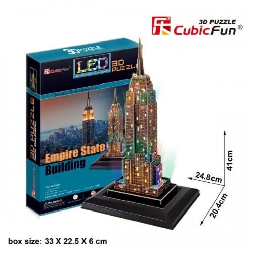 Cubic Fun Empire State Building με Φωτισμό Led (USA) 38pcs