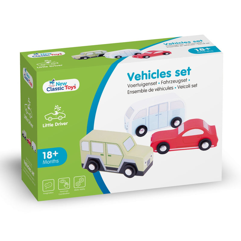 New Classic Toys Σετ Οχημάτων - 3 Αυτοκινητάκια