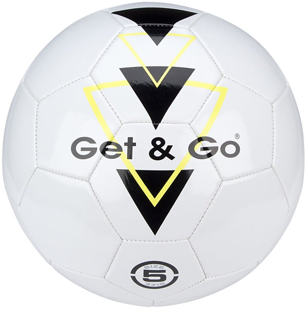 Get & Go Μπάλα Ποδοσφαίρου Triangle Λευκή Size 5