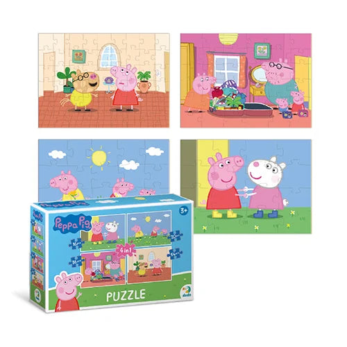 Dodo Puzzles Παζλ 4-σε-1 Peppa Pig
