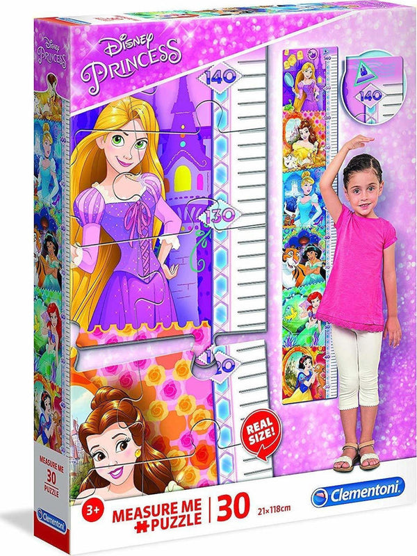 Clementoni Puzzle Measure Me Disney Princess 30tem - Αναστημόμετρο