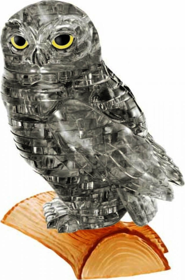 Crystal Puzzle Κουκουβάγια Μαύρη (Owl Black)