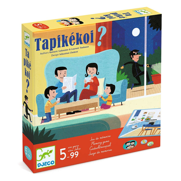 Djeco Επιτραπέζιο Μνήμης 'Tapikekoi - Βρείτε τα κλεμμένα αντικείμενα'