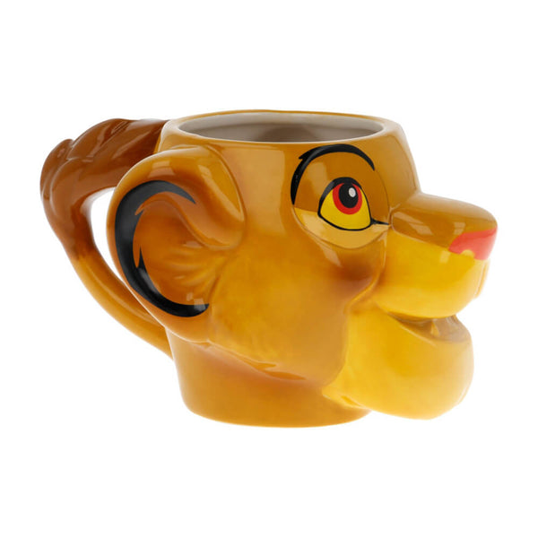 Κούπα - Ceramic Dolomite 3D Mug 14 oz in Gift Box  Simba Head