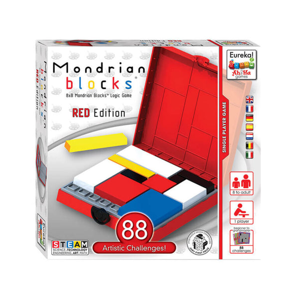 Eureka Mondrian Blocks Red Edition