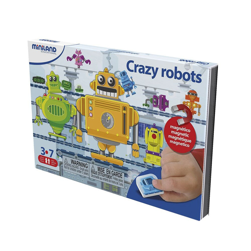 MIniland Μαγνητικές Παιχνίδι Crazy Robots