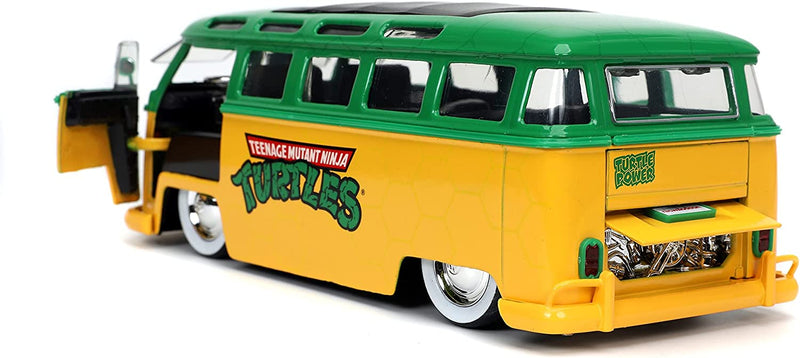 Jada Toys Turtles 1962 VW Bus και Φιγούρα Leonardo 1:24