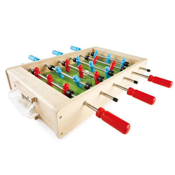 Pin Toys Ξύλινο ποδοσφαιράκι - Χόκει 2 σε 1, από μασίφ Καουτσουκόδεντρο