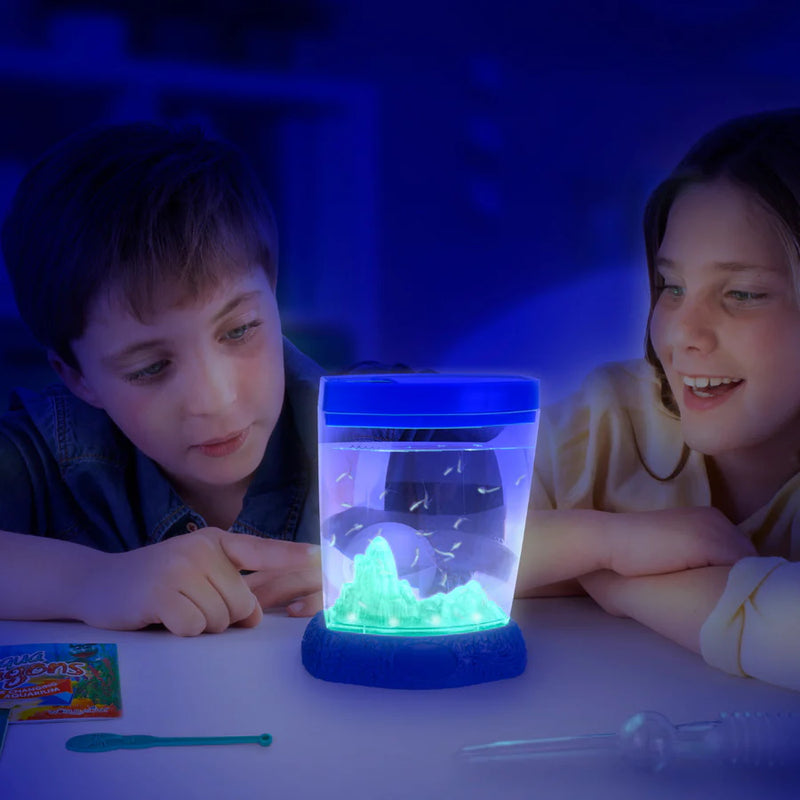Aqua Dragons Colour Changing Deluxe with LED Lights Έξυπνο Ενυδρείο που αντιδρά στην αλλαγή θερμοκρασίας