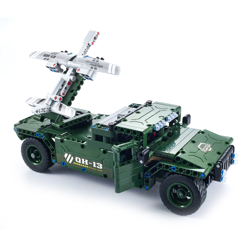 Mechanical Masters-Συναρμολογούμενο Τηλεκατευθυνόμενο Τζιπ Hummer με UAV Carrier