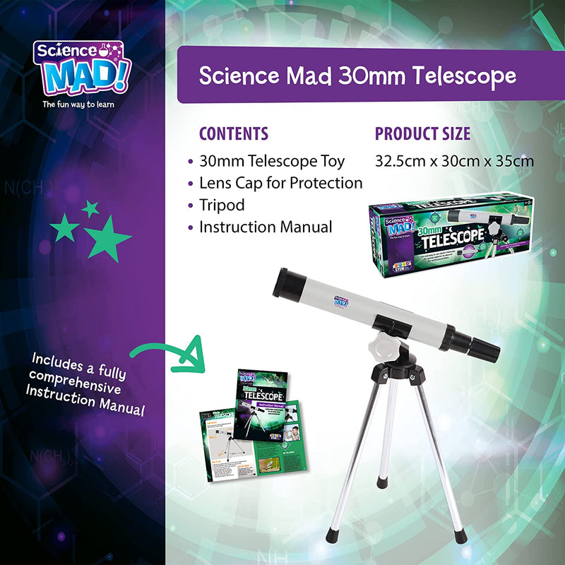 Science Mad Τηλεσκόπιο 30mm