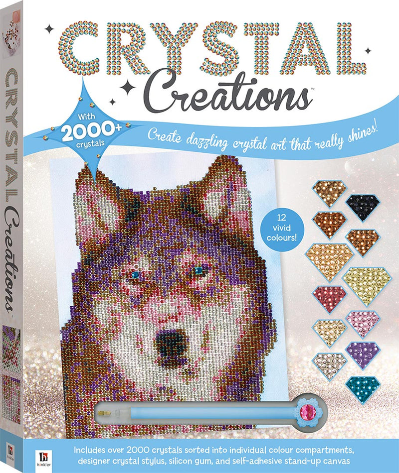 Hinkler Crystal Creations: Wolf in Snow