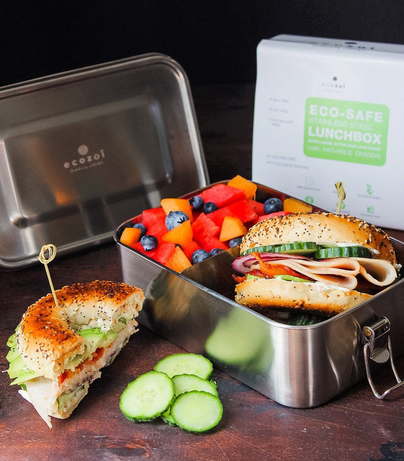 Ecozoi XLarge Lunch Box με Χώρισμα που Μετακινείται