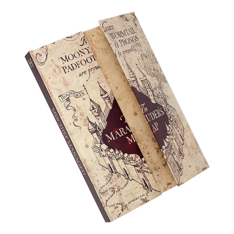 BlueSky Harry Potter Σημειωματάριο Ριγέ A5 Marauders Map