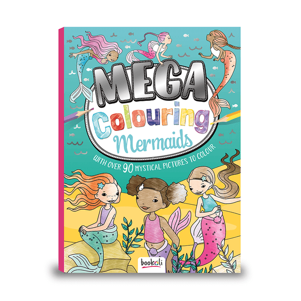 Bookoli Mega Colouring: Mermaids 90 Σελίδες Χρωματισμού