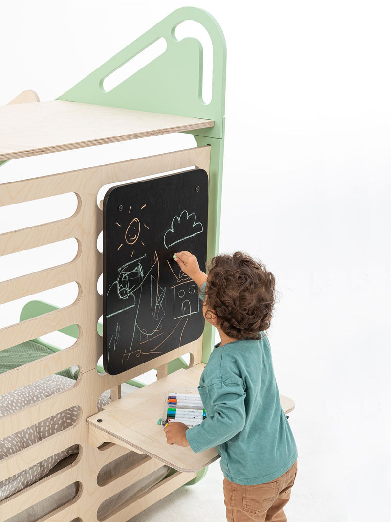 Mamatoyz – Αξεσουάρ Κρεβατιού Montessori "Sleepy" Desk, Blackboard και Swing