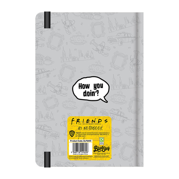 BlueSky Friends A5 Casebound Notebook – Grey