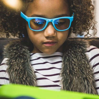 Γυαλιά Προστασίας Οθόνης με Θήκη Screen Shades Kids 4-6 ετών Neon Orange