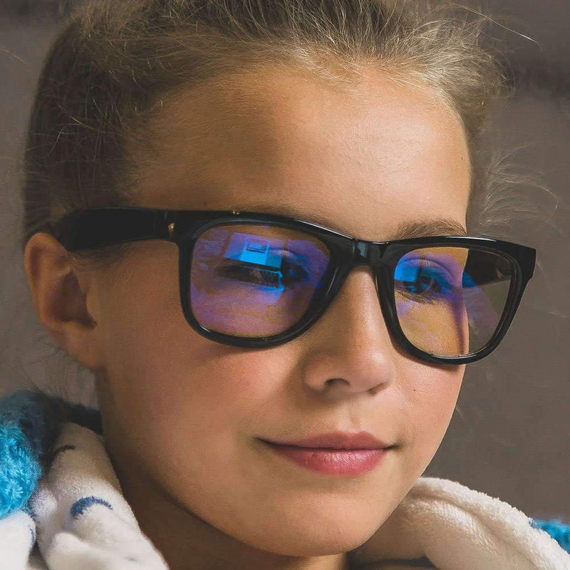 Γυαλιά Προστασίας Οθόνης με Θήκη Screen Shades Youth 7+ ετών Shiny Blue