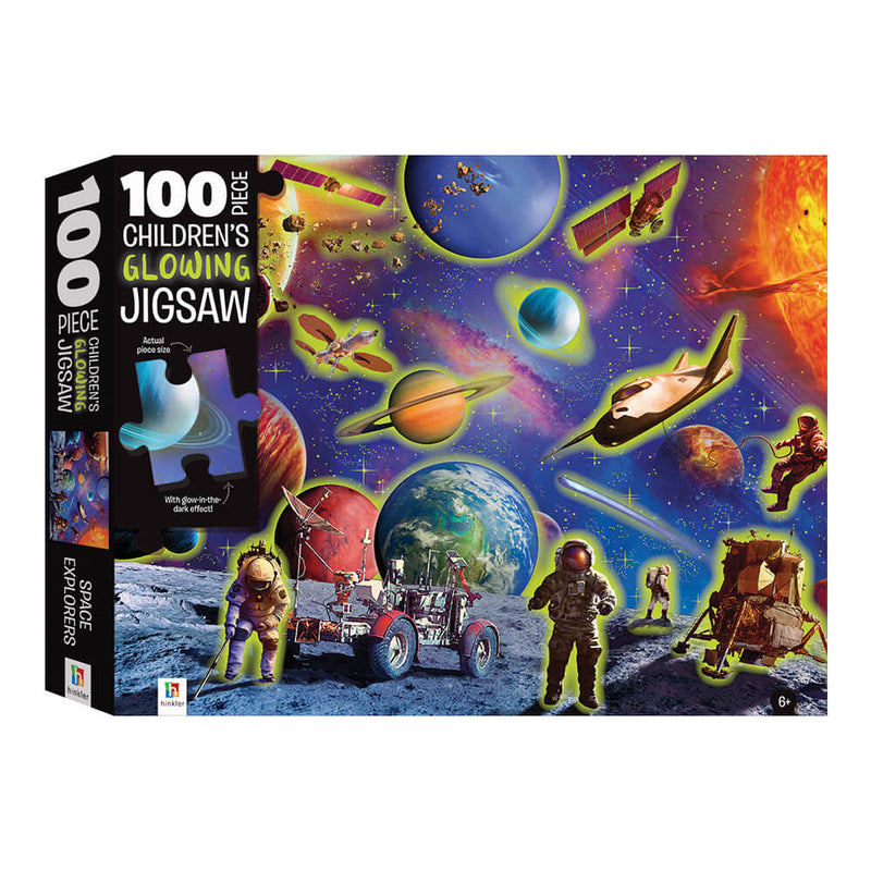 Touch and Feel: Space Explorers Glowing 100 Piece Jigsaw