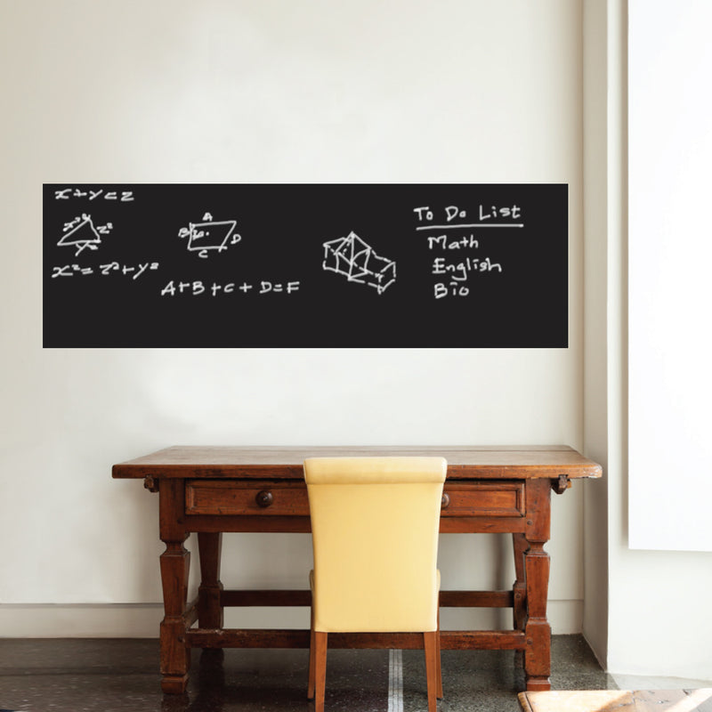 Walplus Αυτοκόλλητα Tοίχου Μαυροπίνκας "Blackboard Chalkboard – Big"
