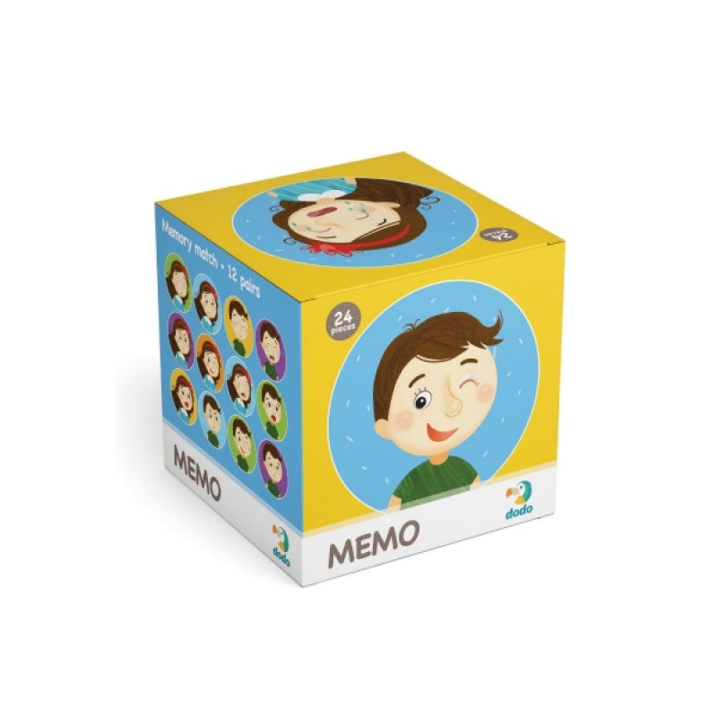 Dodo Puzzles Μίνι Παιχνίδι Μνήμης - Συναισθήματα 24τμχ