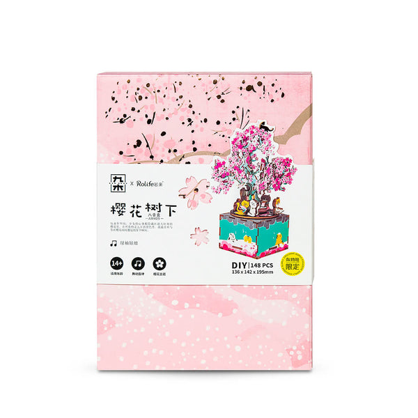 Robotime Μουσικό Κουτί "Cherry Blossom Tree"