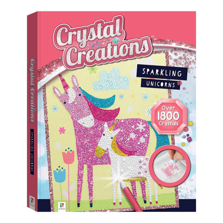 Hinkler Crystal Creations Kids: Sparkling Unicorns