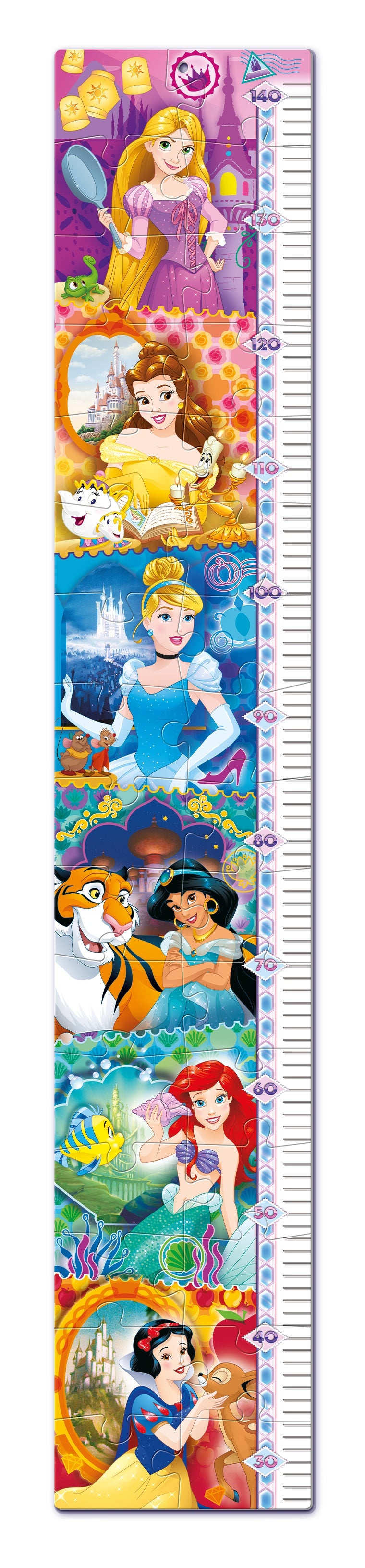 Clementoni Puzzle Measure Me Disney Princess 30tem - Αναστημόμετρο