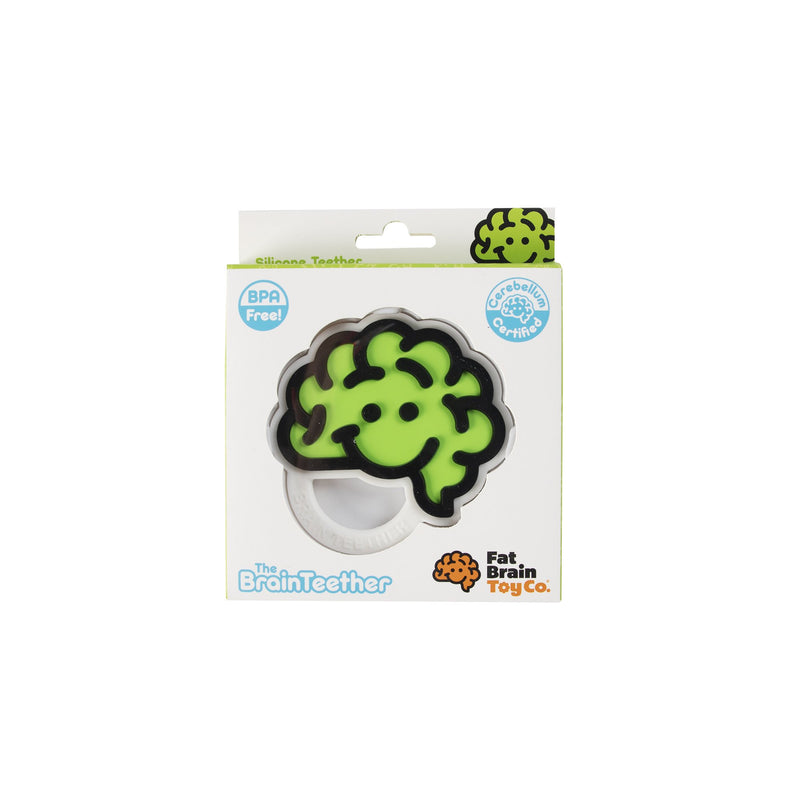 Fat Brain Toys - Brain Teether Orange