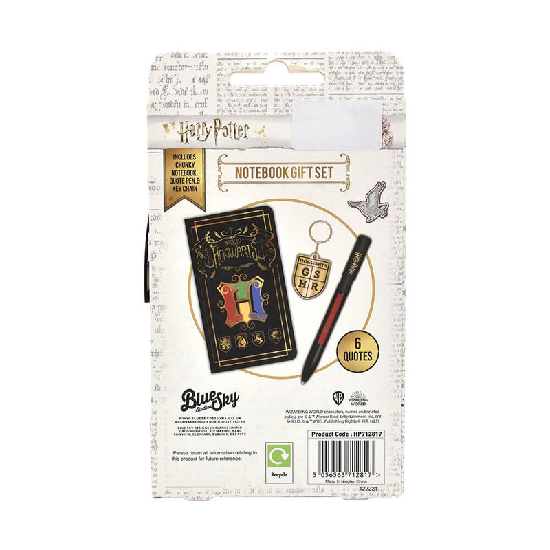 Harry Potter Notebook Gift Set – Colourful Crest