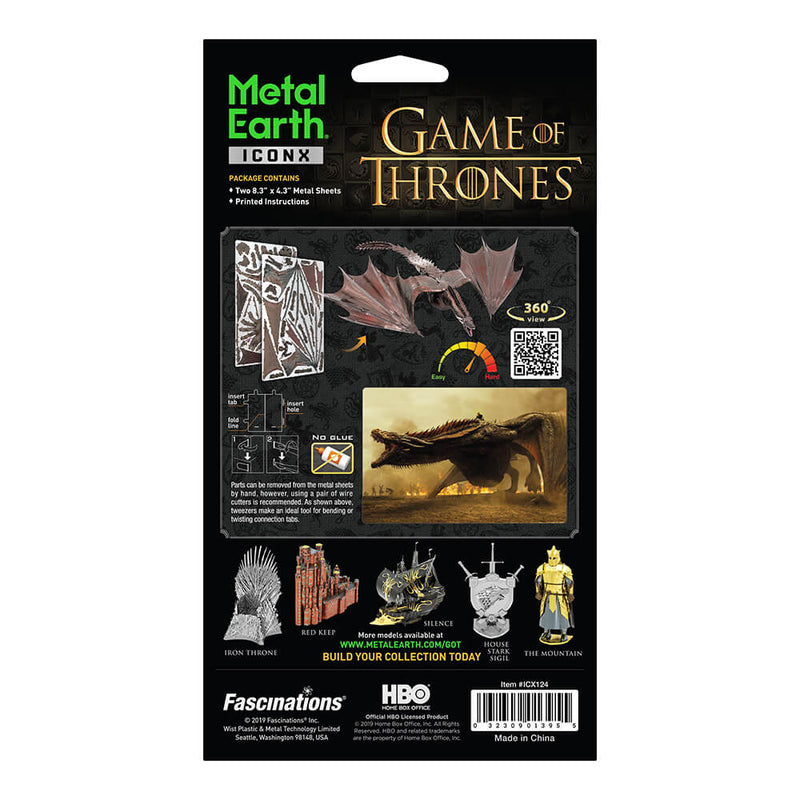 Metal Earth Game of Thrones – Drogon (2φ)